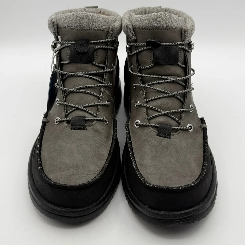 Hey Dude Bradley Classic Tumbled Shoes Men Size 12 Granite Grey Multi 44327-1VT